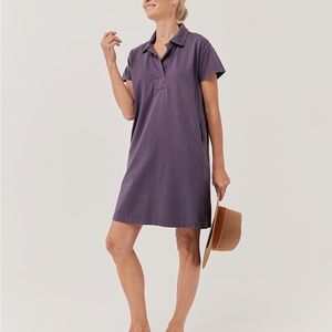 Pact Currant Vintage Polo Dress